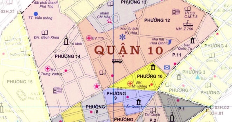 Bản đồ Quận 10