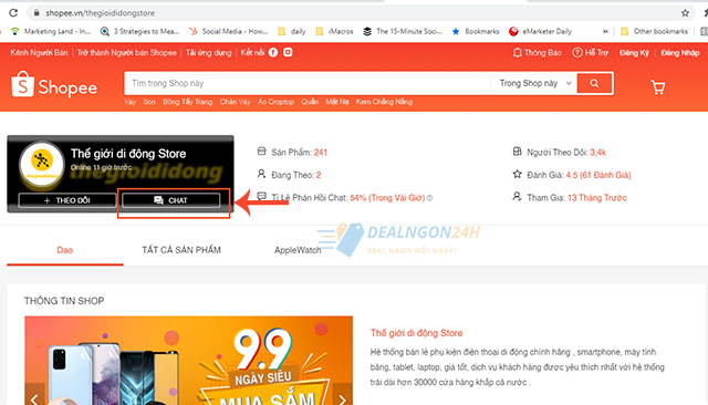 cách chat với shop trên shopee - hình ảnh 2