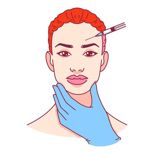 Tiêm botox trán xóa nếp nhăn được nhiều người áp dụng