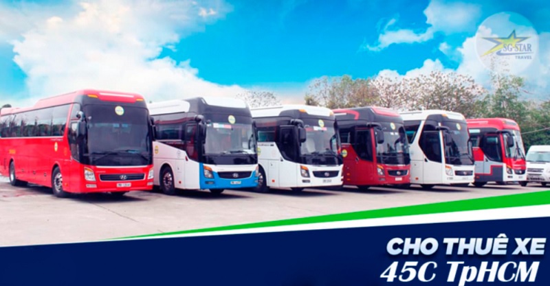 Thuê xe 45 chỗ tại TPHCM SaiGon Star Travel