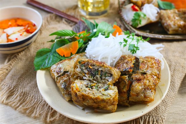 Suất bún chất lượng. đầy đặn chả