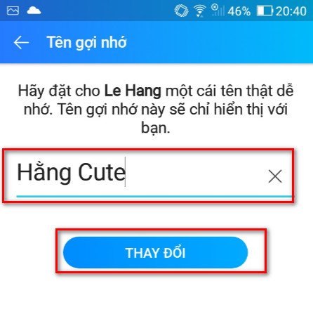 Đổi tên zalo bạn bè trên điện thoại - 2