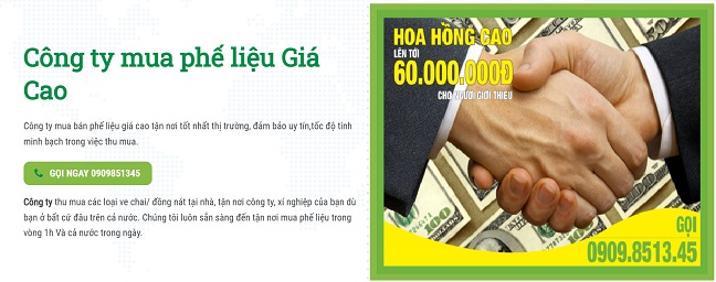 Phế liệu Tuấn Lộc | Hình ảnh từ website phelieu24h.vn