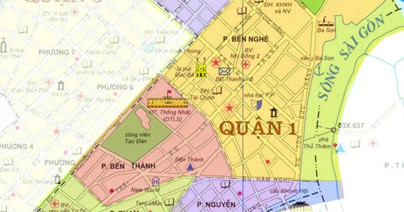 Bản đồ Quận 1