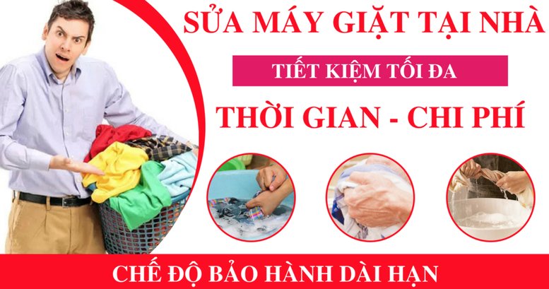 sua may giat tai nha