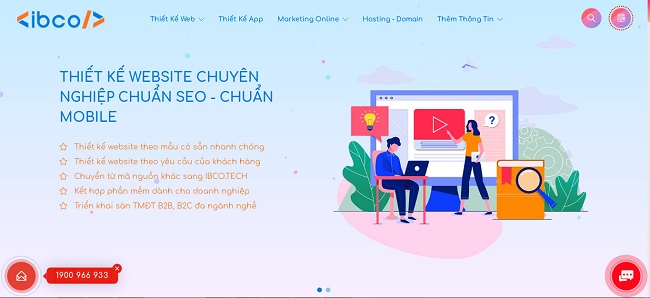 Thiết kế website IBCO