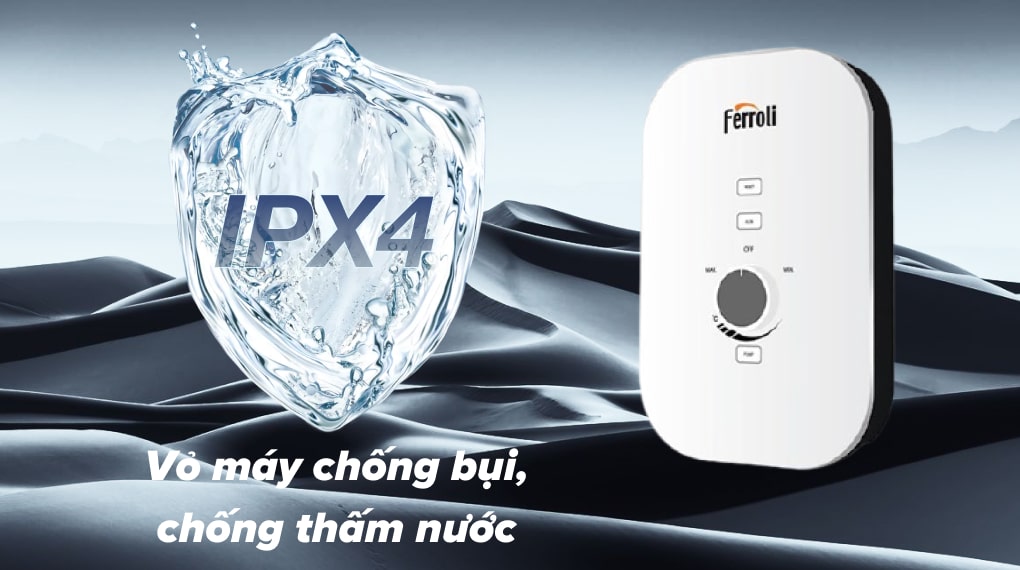 Tổng kho máy nước nóng trực tiếp Ferroli 4500W MIDO-MXP 4.5S - - Điện Máy Gia Khánh