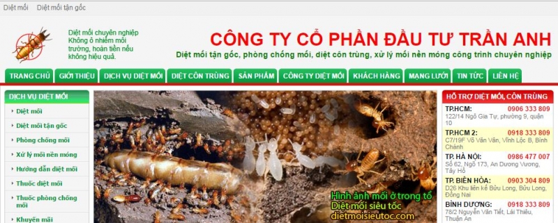 Top 10 Công ty diệt côn trùng tại TP. Hồ Chí Minh - Toplist.vn