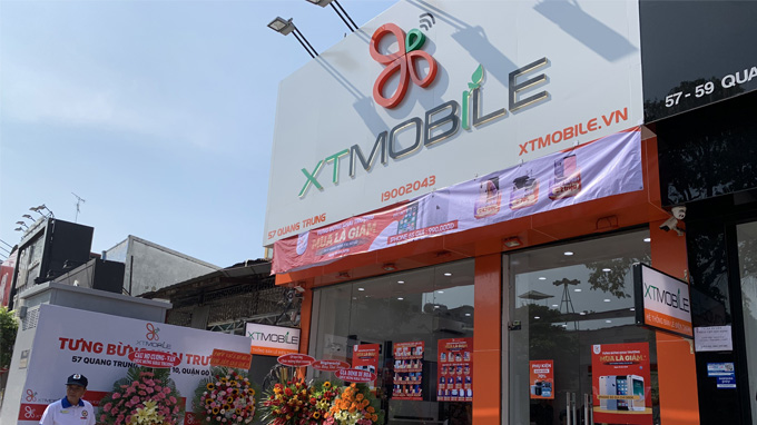 Hình ảnh khai trương cửa hàng XTmobile 57 Quang Trung, Gò Vấp