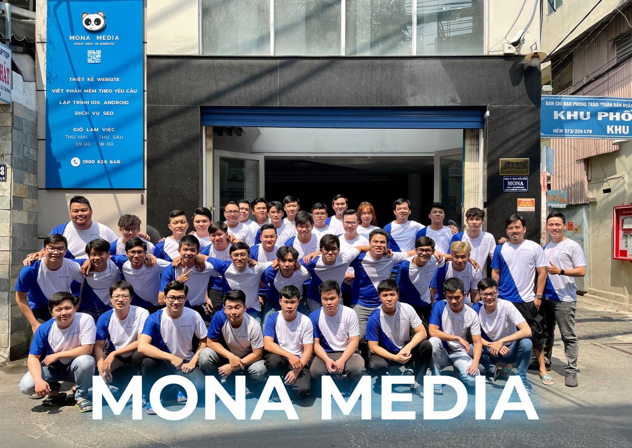 Mona Media - Công ty thiết kế website cao cấp, chuyên nghiệp