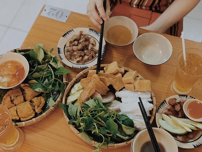 Bún đậu Cô Khàn là Top 20 Quán ăn ngon ở quận 1, TPHCM bạn nên đến nhất