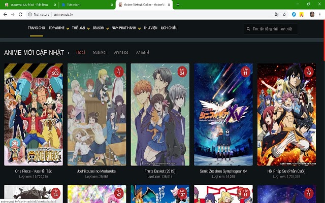 web xem anime vietsub
